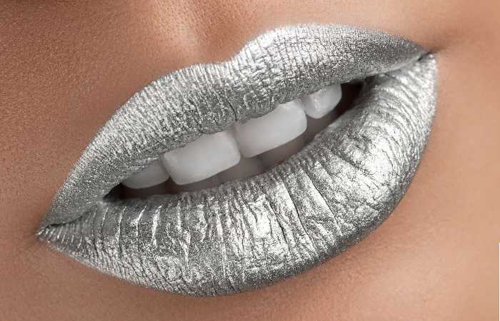 Metallic Silver Lipstick