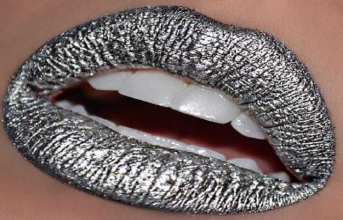 Metallic Silver Lipstick