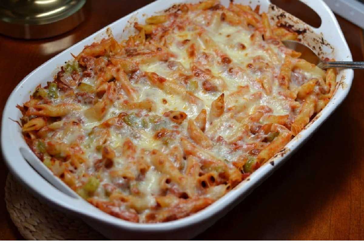 Baked Mostaccioli