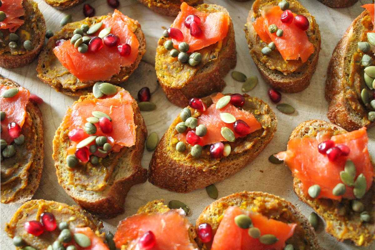 Smoked Salmon Crostini